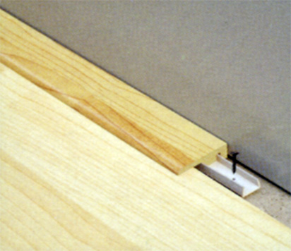 F type End-cap for flooring