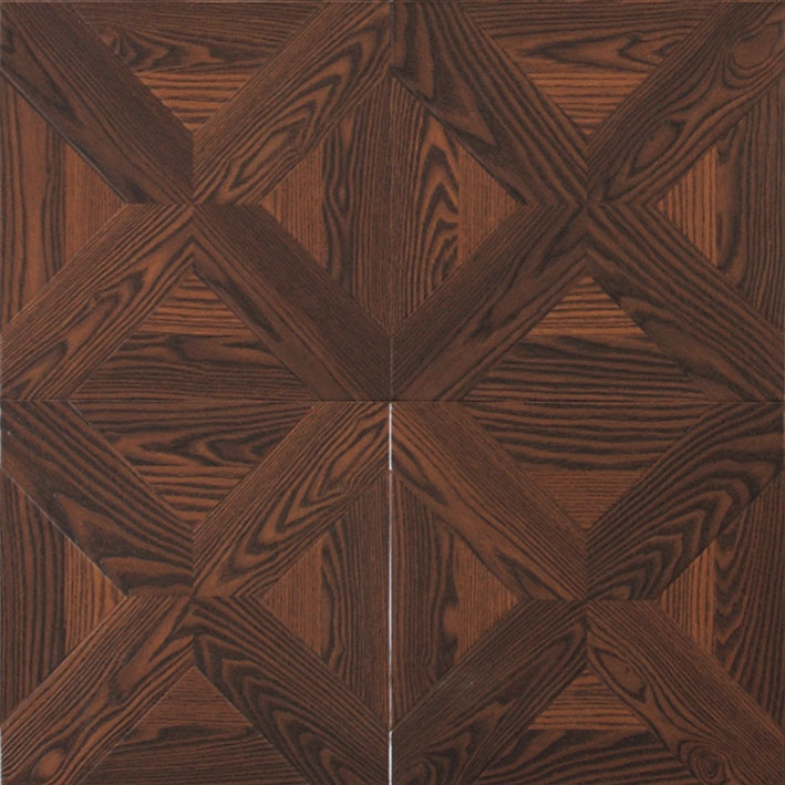 Oak parquet laminate flooring