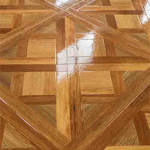 Wax coating Parquet Flooring