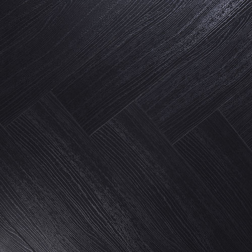 black Herringbone HDF wooden laminate flooring