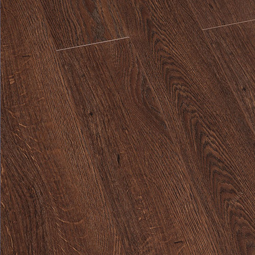 Brown Oak laminated floor